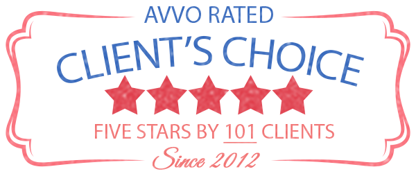 AVVO RATED CLIENTS CHOICE FIVE STARS